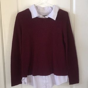 Fall 🍁 top- Burgundy by Linda Matthews